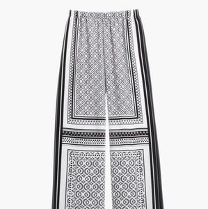 Chico's Black Label Border Print Palazzo Pants
